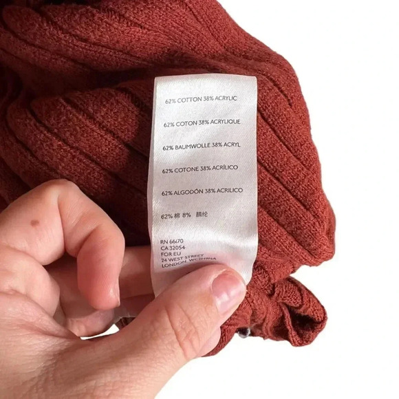 Maeve by Anthropologie Midi Dress Rusty Red/Orange Size 2x - Picture 3 of 8